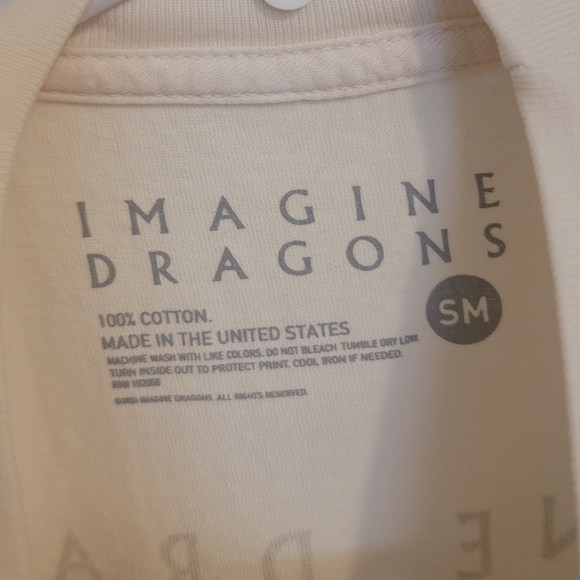 🆕️ Imagine Dragons Official Merchandise Loom Tour Graphic Tee - Picture 3 of 6